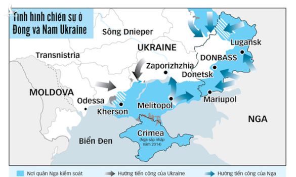 Nguy cơ chiến tranh mở rộng sang Moldova