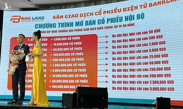 Tập đoàn Bankland tự phát hành 10.000 tỷ cổ phiếu để lừa đảo