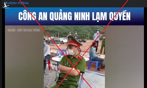 Làm rõ thông tin xuyên tạc: Công an Quảng Ninh cưỡng chế đất của dân khi chưa có quyết định