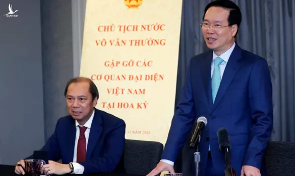 Chủ tịch nước Võ Văn Thưởng gặp gỡ các Cơ quan Đại diện Việt Nam tại Mỹ
