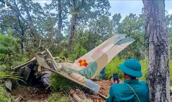 Đắk Lắk: Vị trí máy bay rơi gần chốt kiểm lâm của trạm kiểm lâm số 9 thuộc Vườn quốc gia Yok Đôn