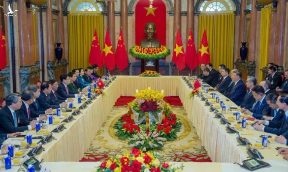 Tăng cường hợp tác Việt – Trung: Hội đàm giữa Chủ tịch nước Lương Cường và Tổng Bí thư, Chủ tịch Trung Quốc Tập Cận Bình