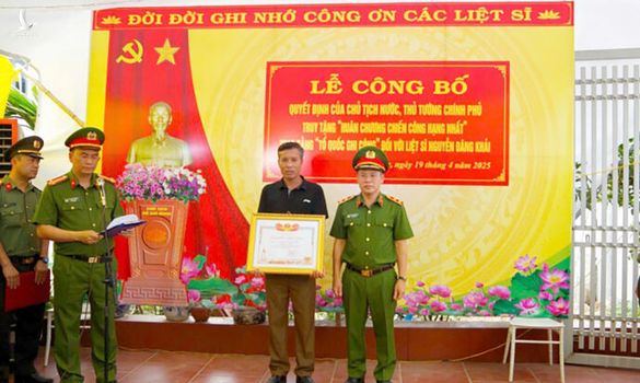 Công an Hưng Yên tuyển dụng em gái liệt sĩ Nguyễn Đăng Khải vào phòng An ninh kinh tế