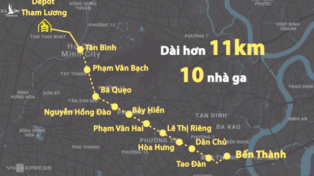 TP.HCM: Triển khai tuyến tàu điện Bến Thành – Tham Lương